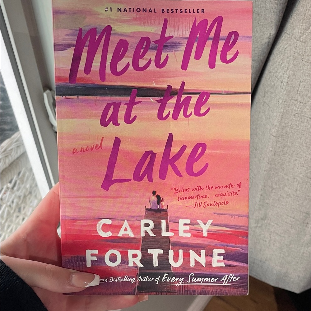 'Meet Me at the Lake' Paperback - Pink Sunset Cover